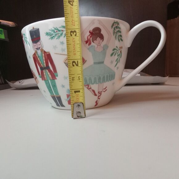 2 Portobello By Design Coffee Soup Mug Christmas Nutcracker Ballerina Gifts Drum - Picture 7 of 8